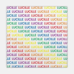 Rainbow Baby Personalized Swaddle Blanket