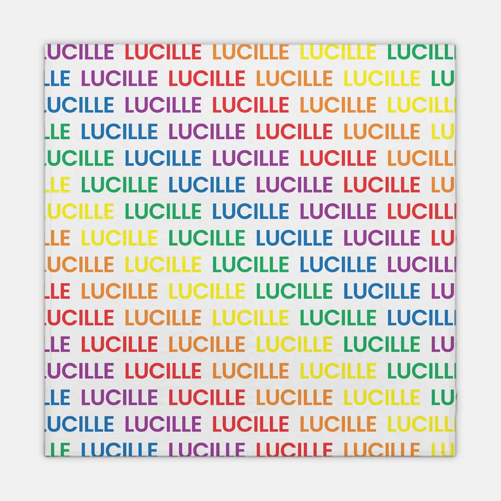 Rainbow Baby Personalized Swaddle Blanket