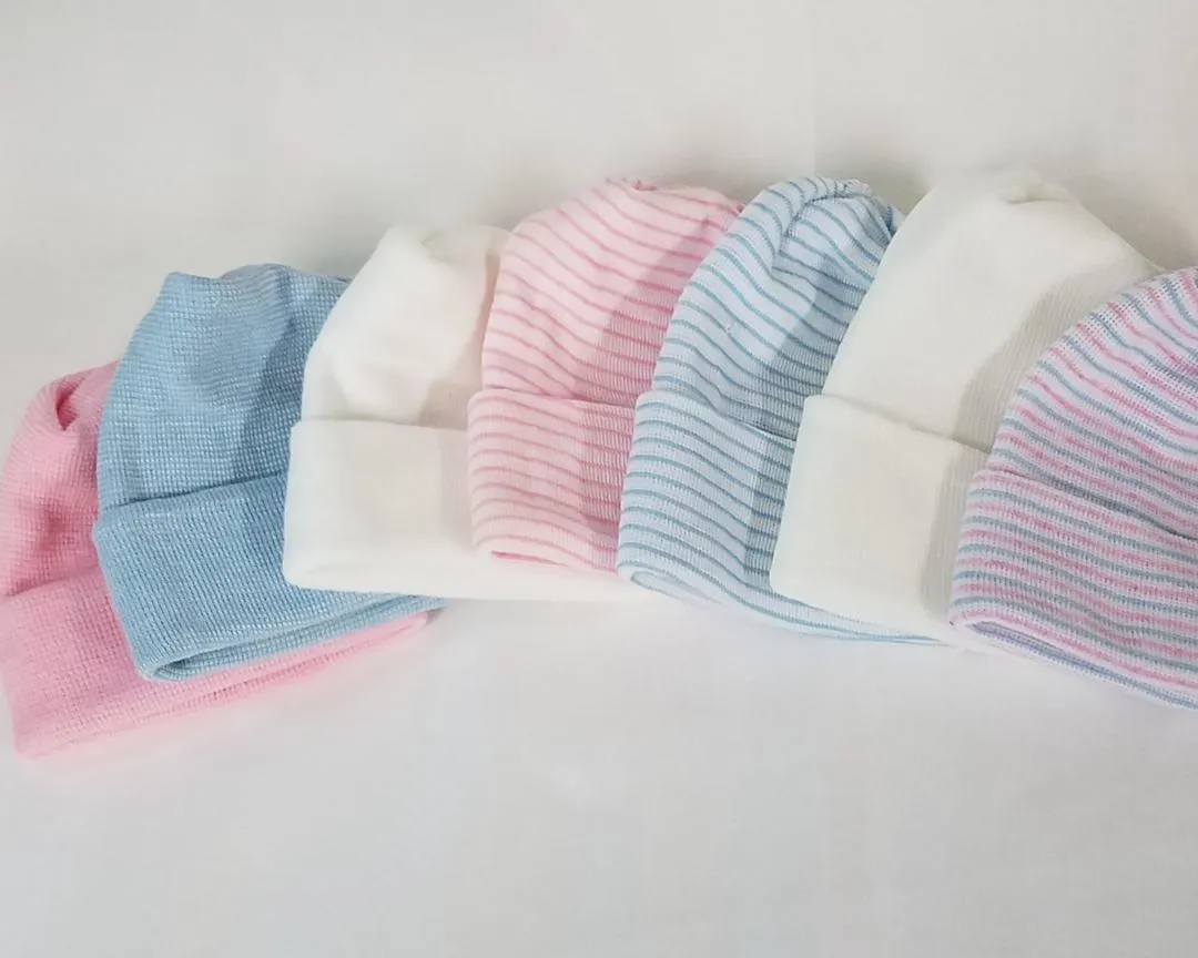 Rounded Top, 2 Ply Newborn Hats, Style RT720