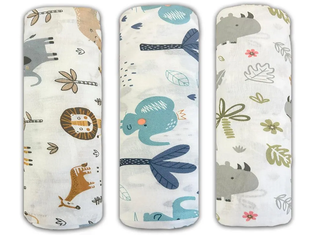Soft 100% Cotton Malmal Baby Swaddle Cloth