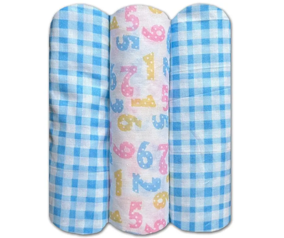 Soft 100% Cotton Malmal Baby Swaddle Cloth