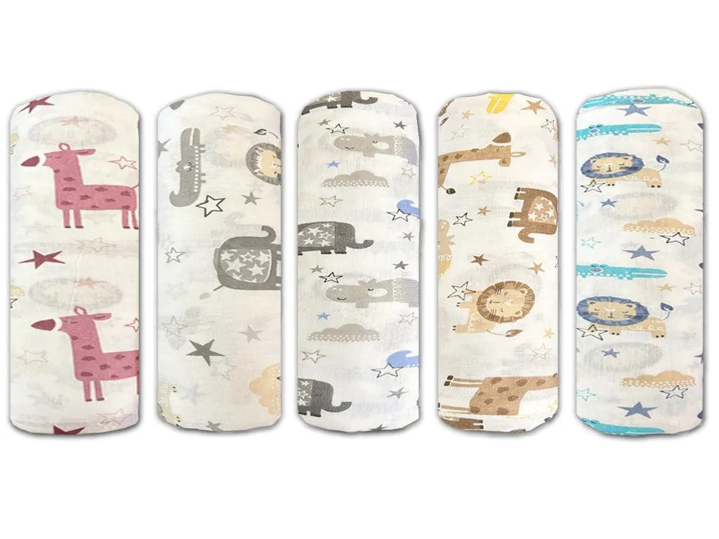Soft 100% Cotton Malmal Baby Swaddle Cloth