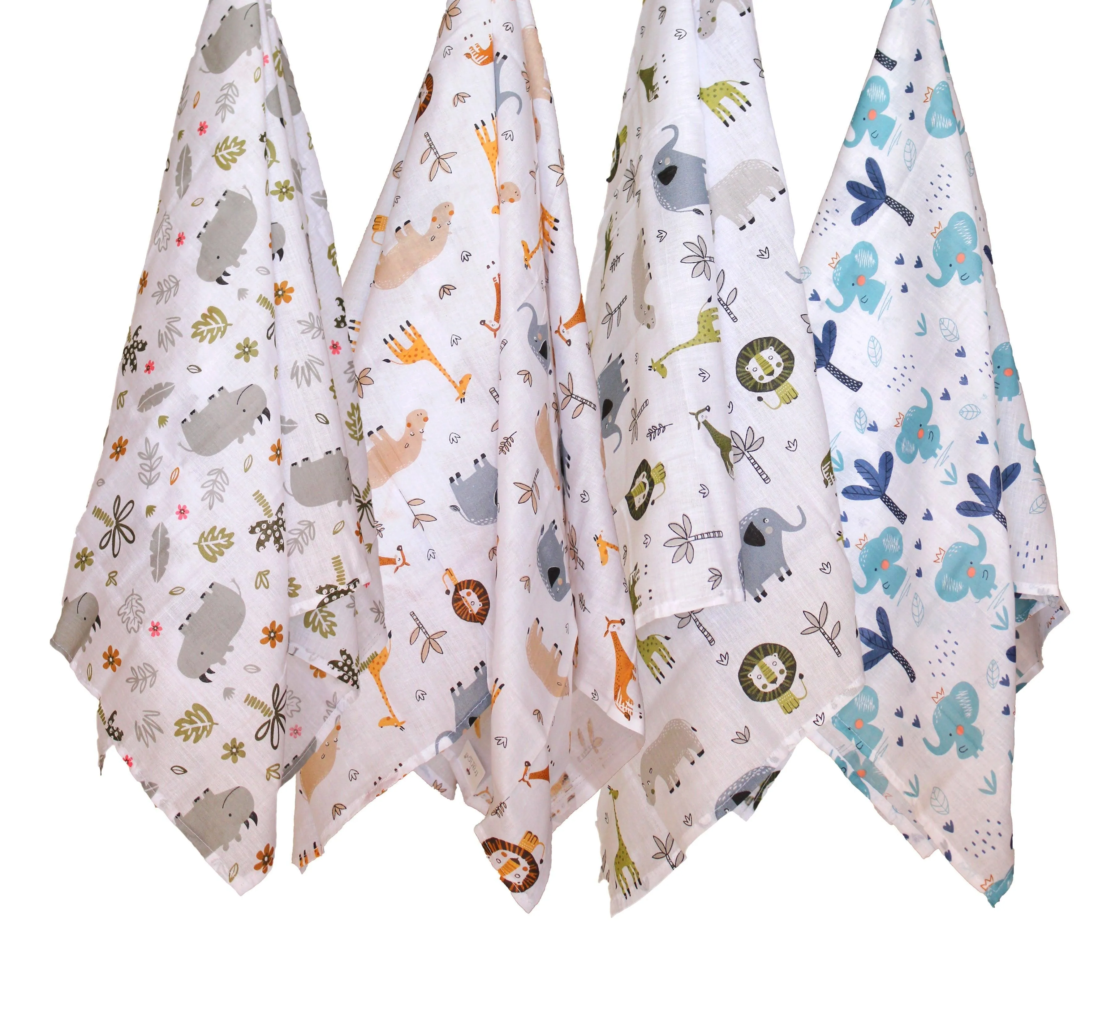 Soft 100% Cotton Malmal Baby Swaddle Cloth