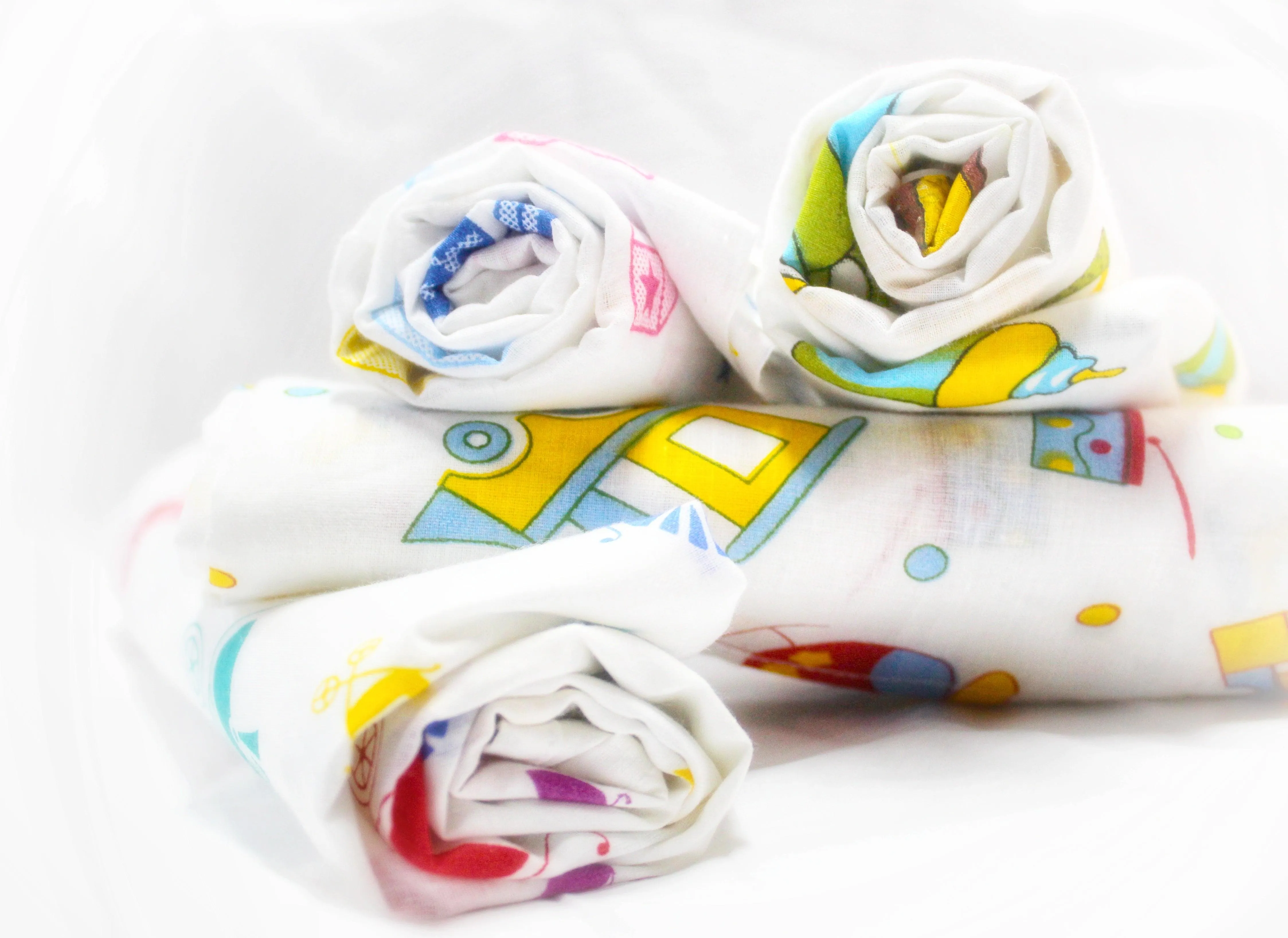Soft 100% Cotton Malmal Baby Swaddle Cloth