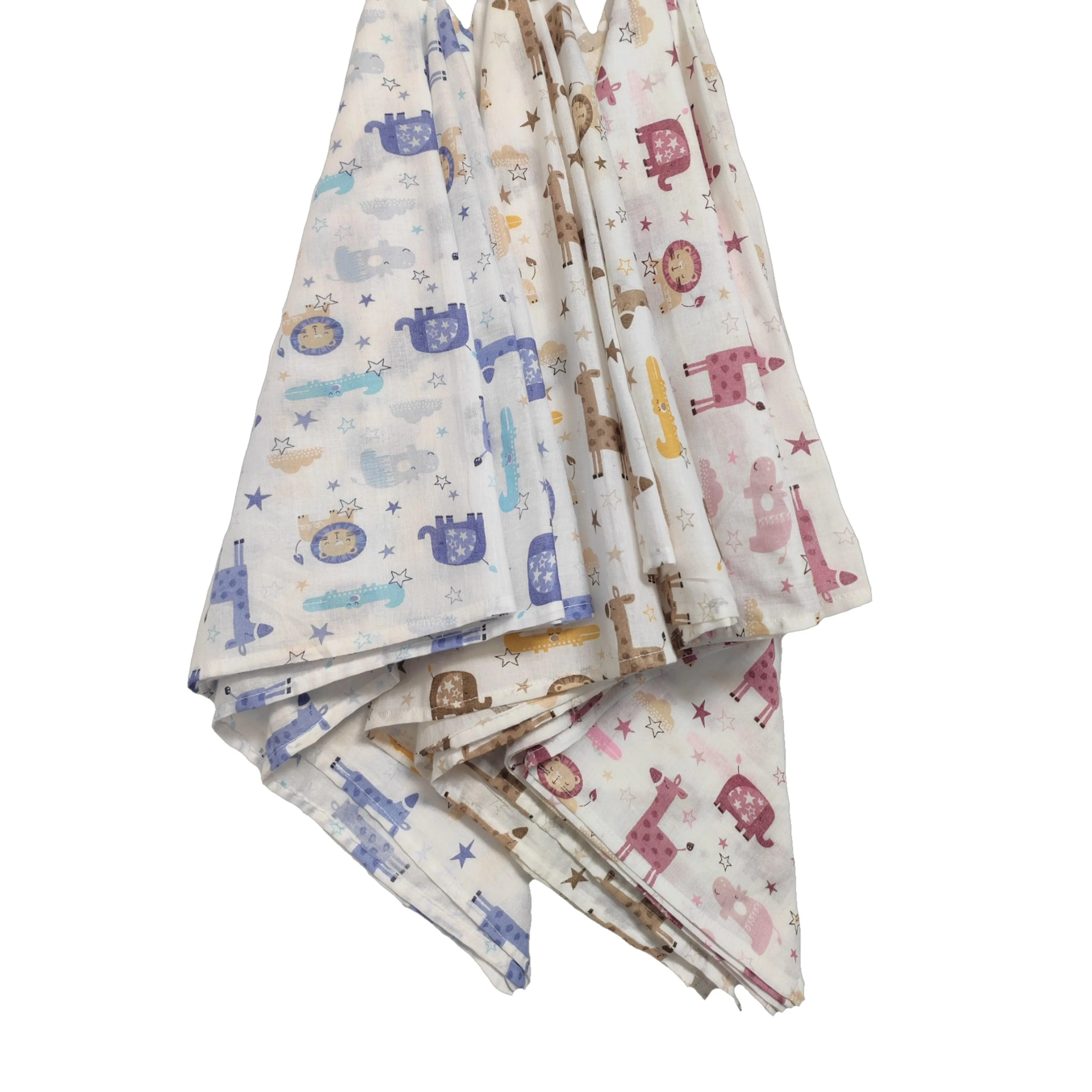 Soft 100% Cotton Malmal Baby Swaddle Cloth