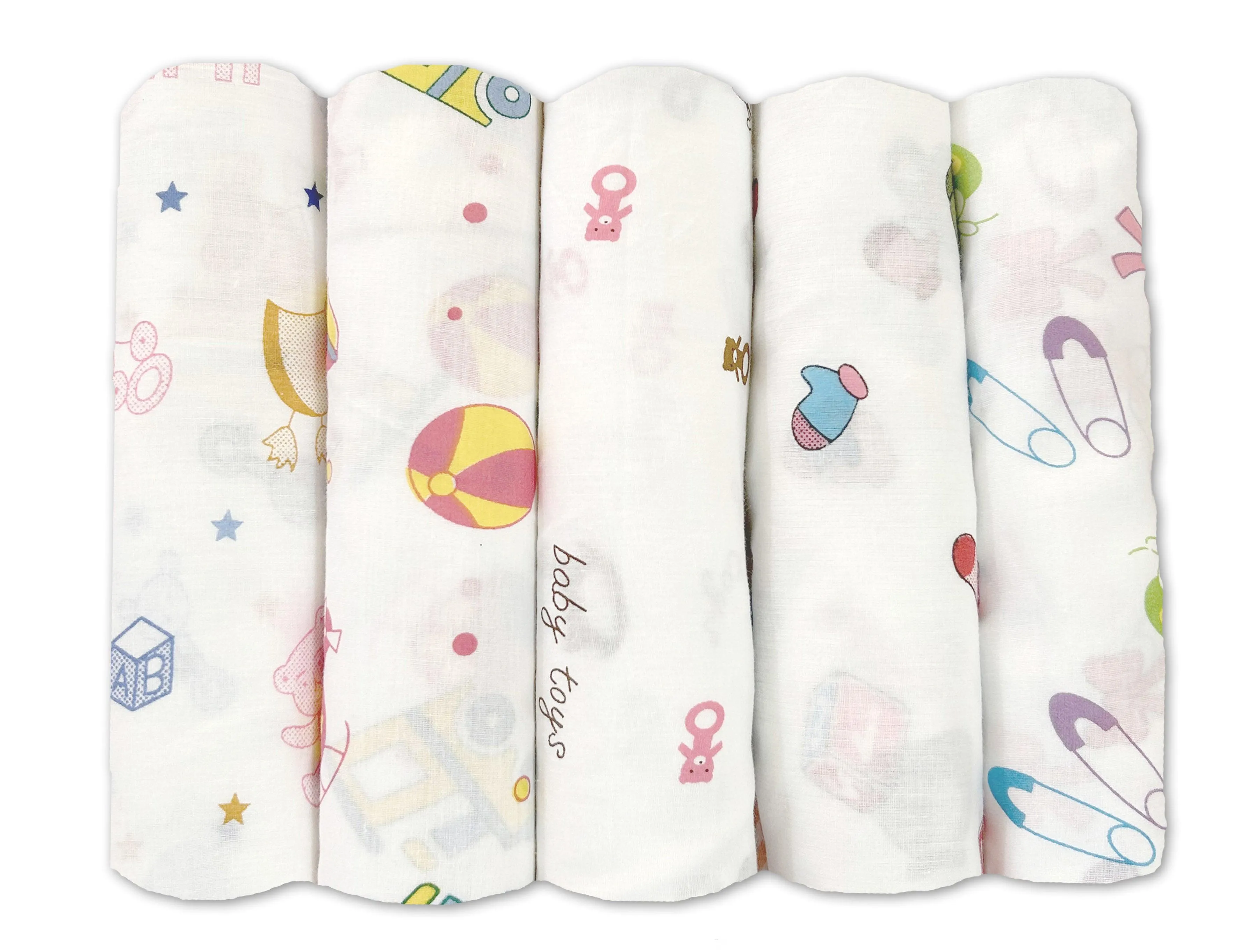 Soft 100% Cotton Malmal Baby Swaddle Cloth