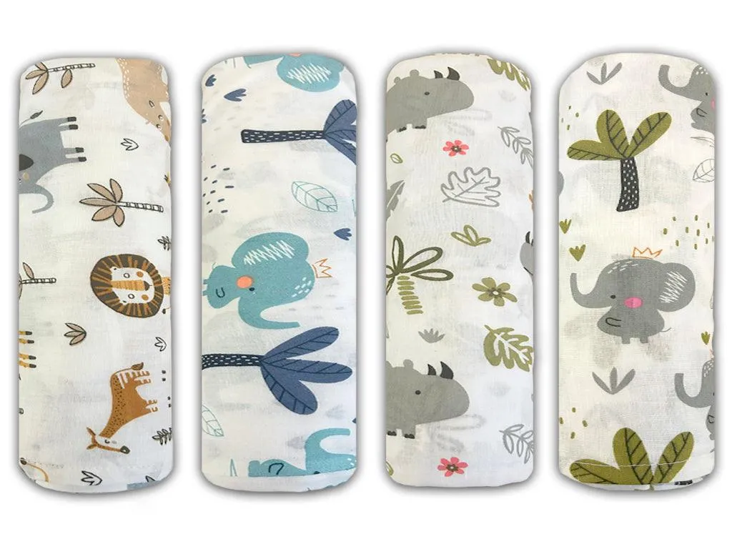 Soft 100% Cotton Malmal Baby Swaddle Cloth