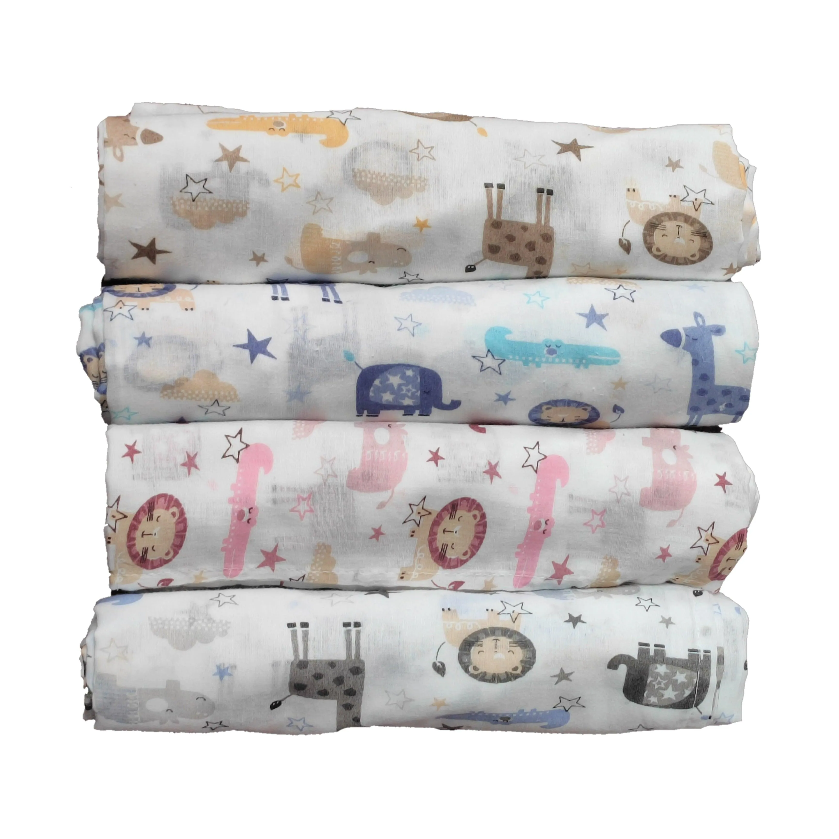 Soft 100% Cotton Malmal Baby Swaddle Cloth