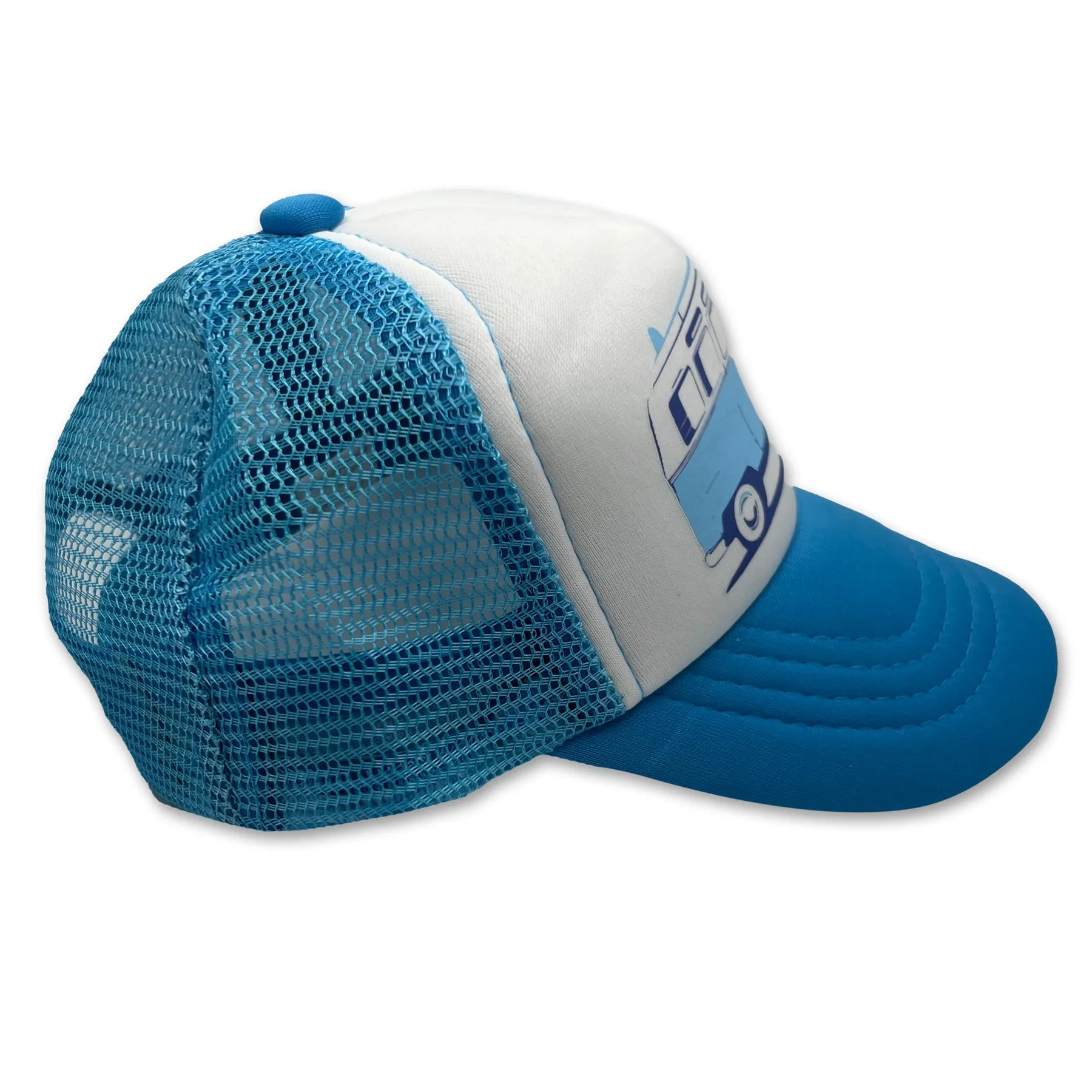 Sol Baby Surf Bus Aqua Trucker Hat