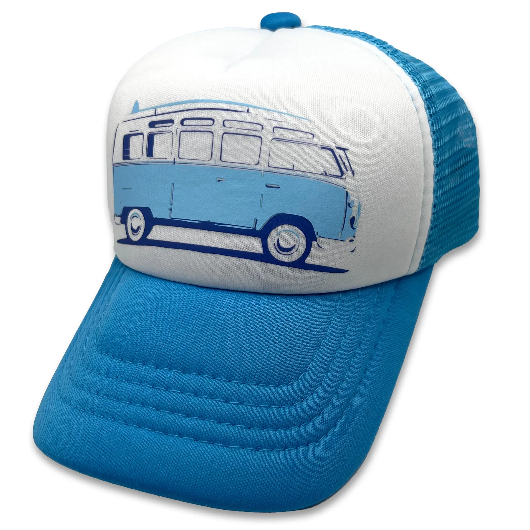 Sol Baby Surf Bus Aqua Trucker Hat