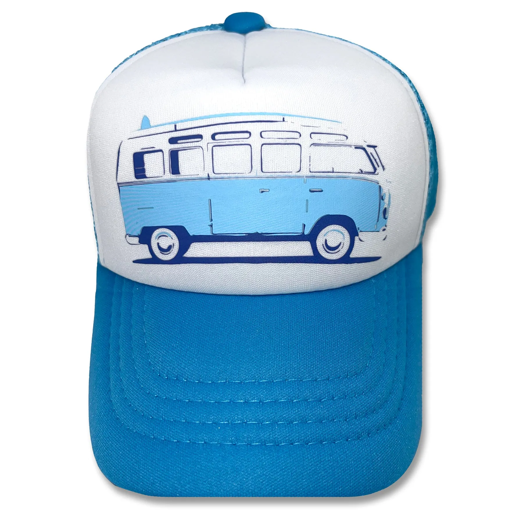 Sol Baby Surf Bus Aqua Trucker Hat