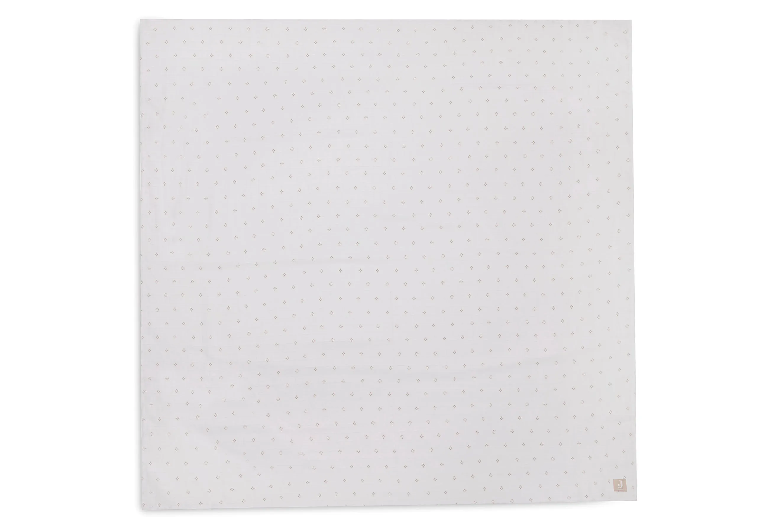 Swaddle Muslin 115x115cm Pointelle - Biscuit - GOTS