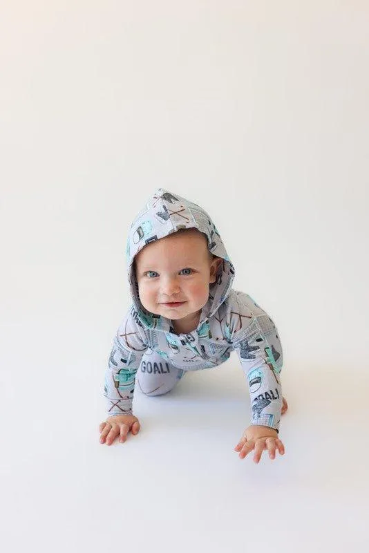 Terry Hooded Romper - Mayford (Ice Hockey)