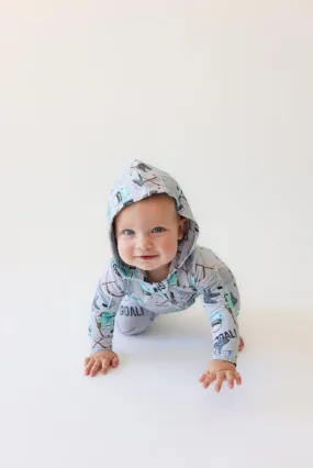 Terry Hooded Romper - Mayford (Ice Hockey)