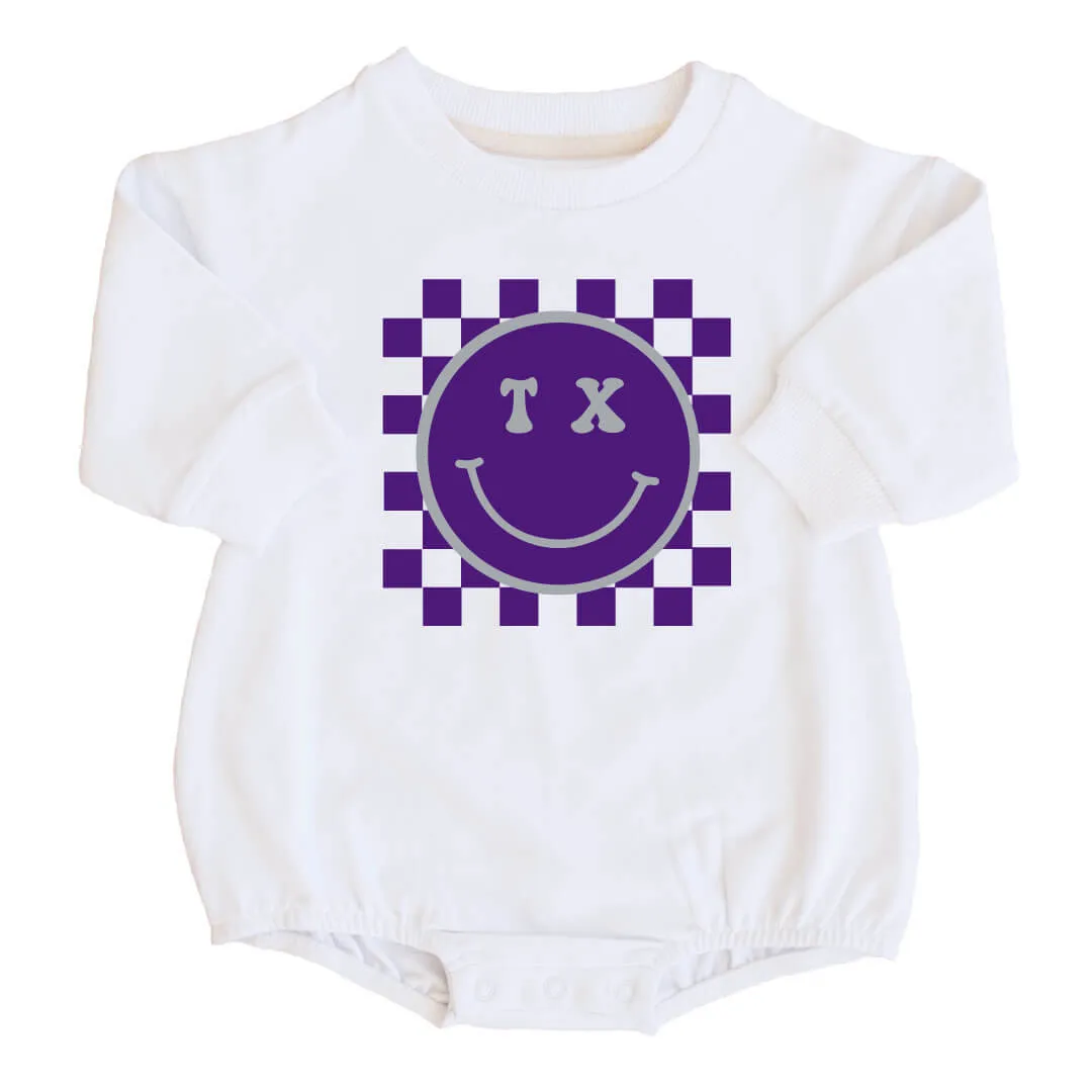 Texas Christian University | TCU Graphic Sweatshirt Bubble Romper