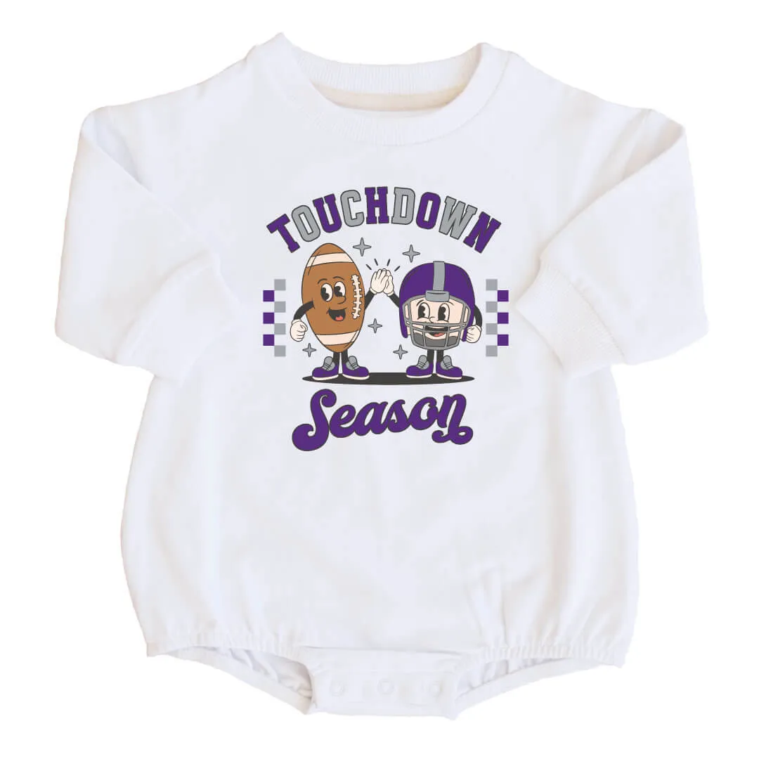 Texas Christian University | TCU Graphic Sweatshirt Bubble Romper