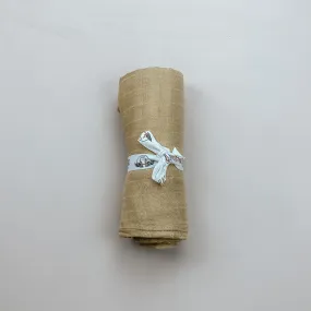 Warehouse Store Baby Swaddle/Wrap - Organic Bamboo Muslin - Mustard