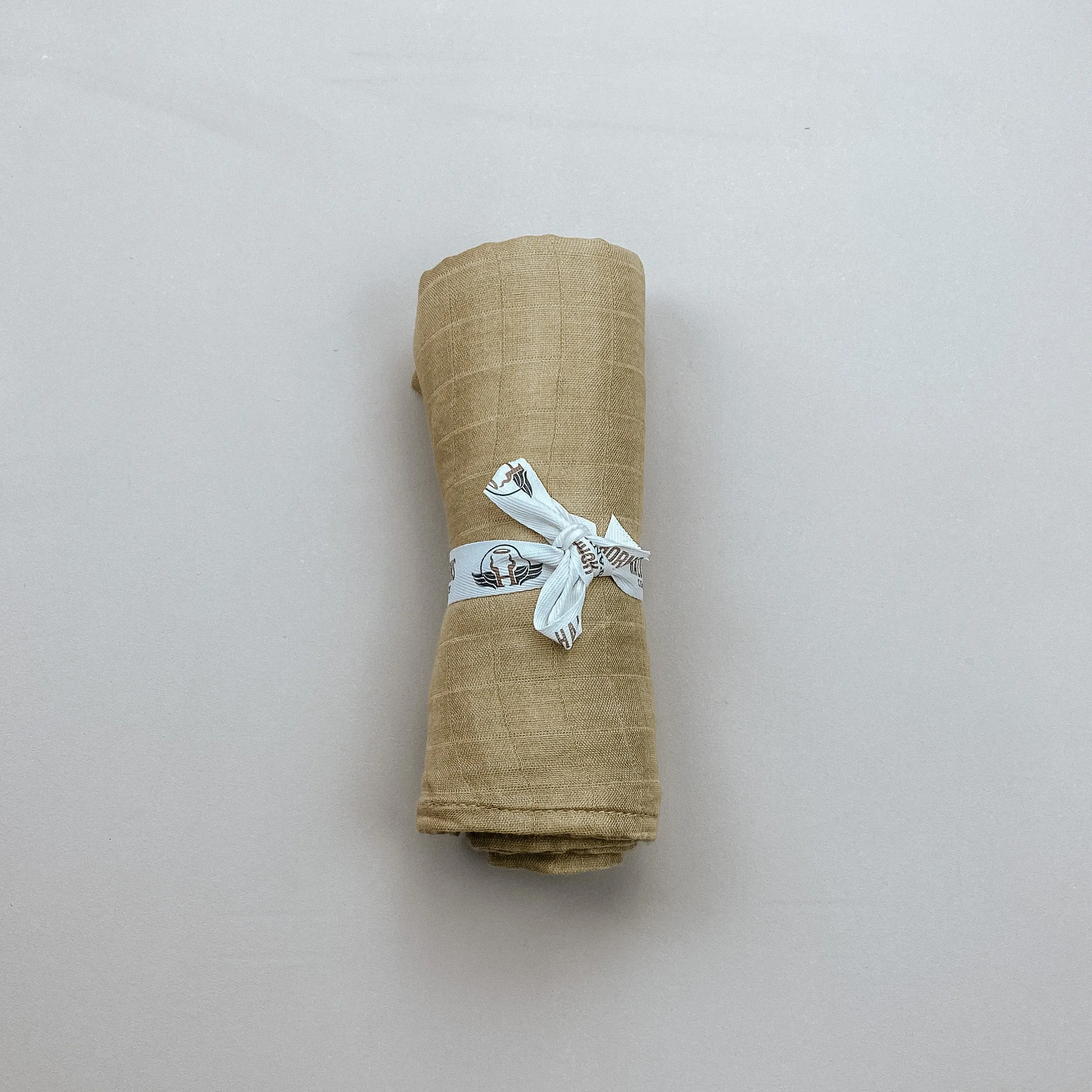 Warehouse Store Baby Swaddle/Wrap - Organic Bamboo Muslin - Mustard