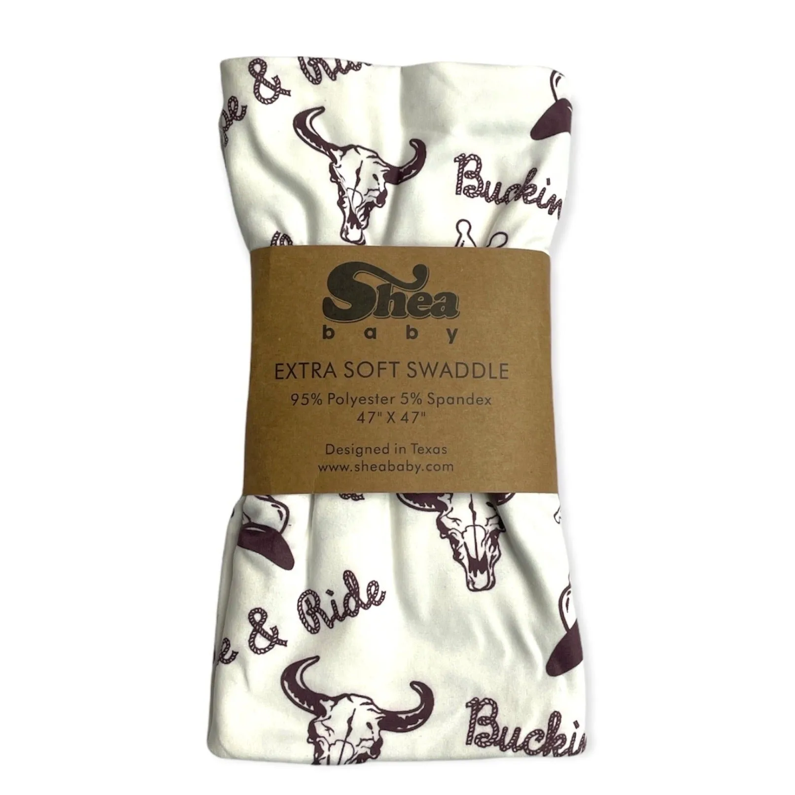 White Cowboy Swaddle (0-18)